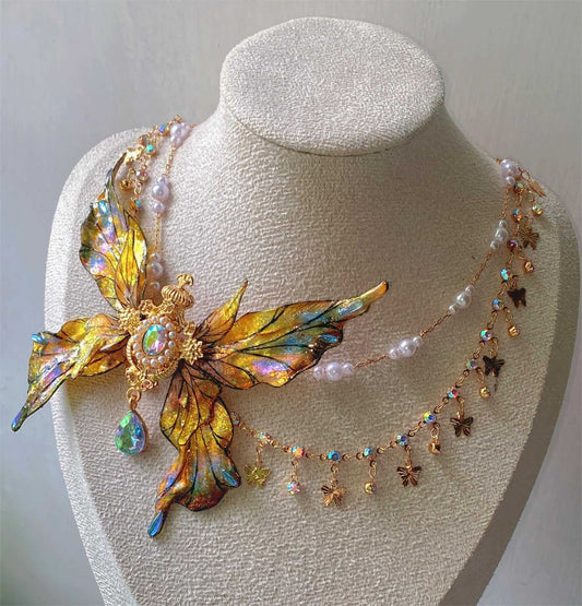 Custom Handmade Butterfly Necklace