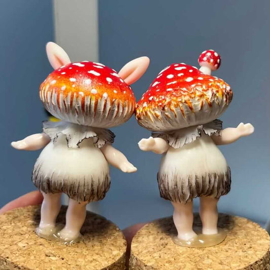 Resin Mushroom Figurine