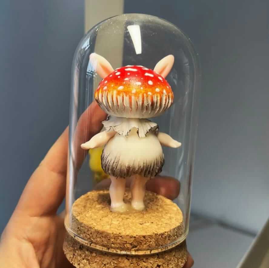 Resin Mushroom Figurine