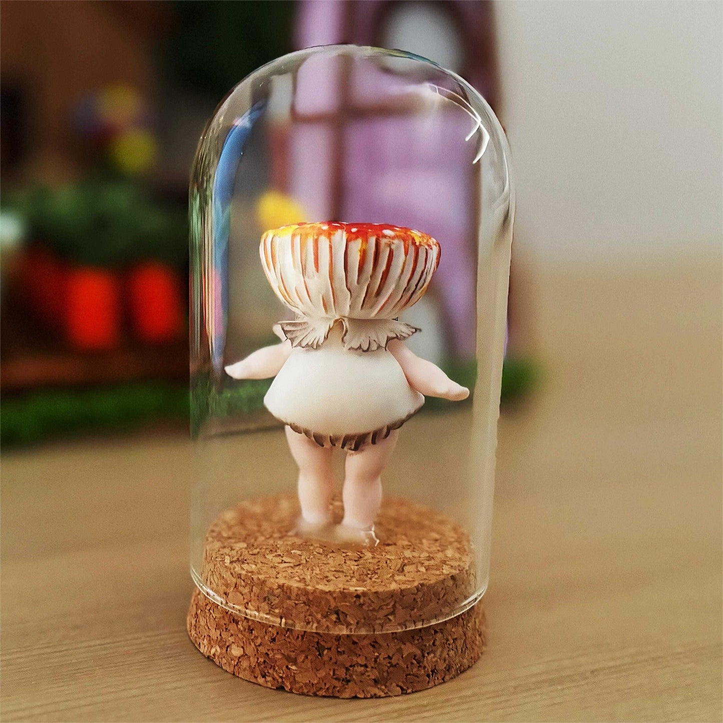 Resin Mushroom Figurine